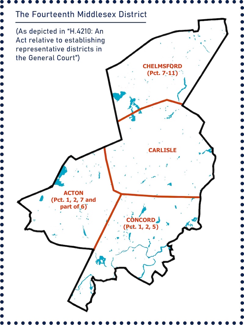 The new map drawing for the 14th district